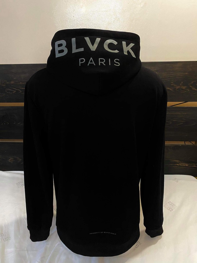 Blvck Paris Hoodie Men s Fashion Activewear on Carousell