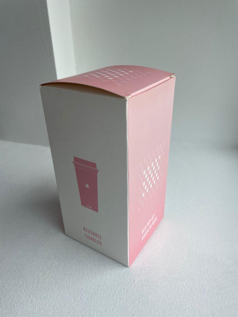 BTS TinyTAN Reusable Pink Tumbler - SUGA –