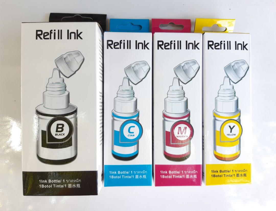1set canon 790 890 hp refill ink set