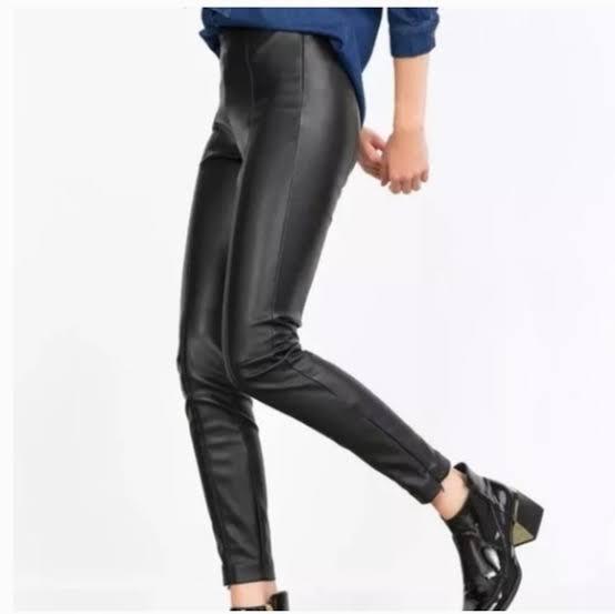 biker trousers - view all - woman - new in black leather pants outfits with leggings fashion on zara leather pants women's