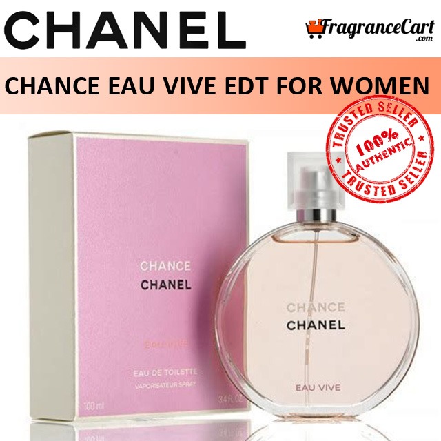 Chanel Chance Vive for Women (100ml) Eau de Toilette [Brand New 100% Authentic Perfume/Fragrance], Beauty & Personal Care, Fragrance & on