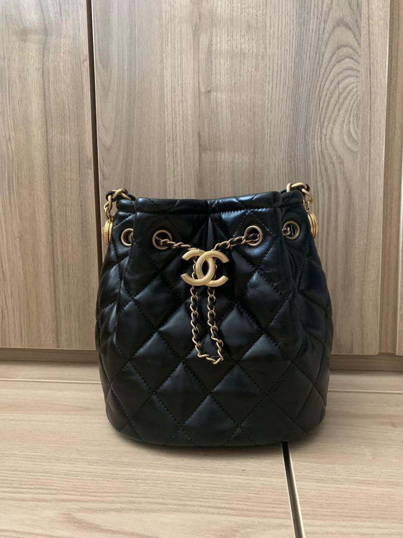 Chanel Drawstring bucket bag, Luxury, Bags & Wallets on Carousell