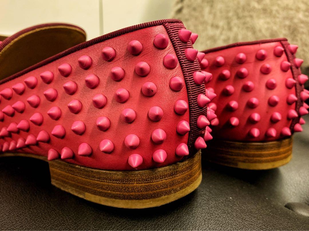 Christian louboutin dandelion spikes flat on sale