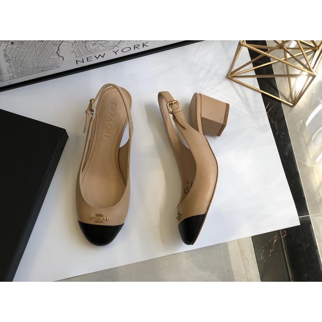 Coach slingback clearance heels