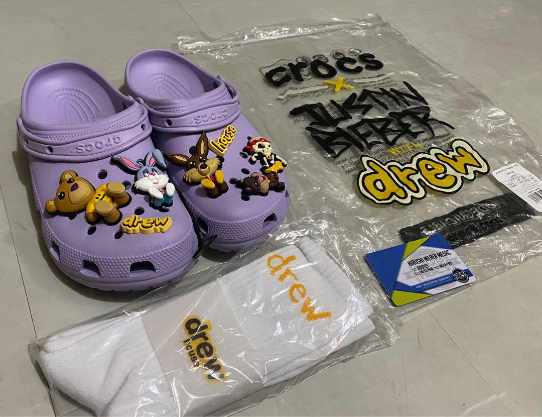 Crocs x Justin Bieber Drew House Classic Clog 2 Lavender with Drew