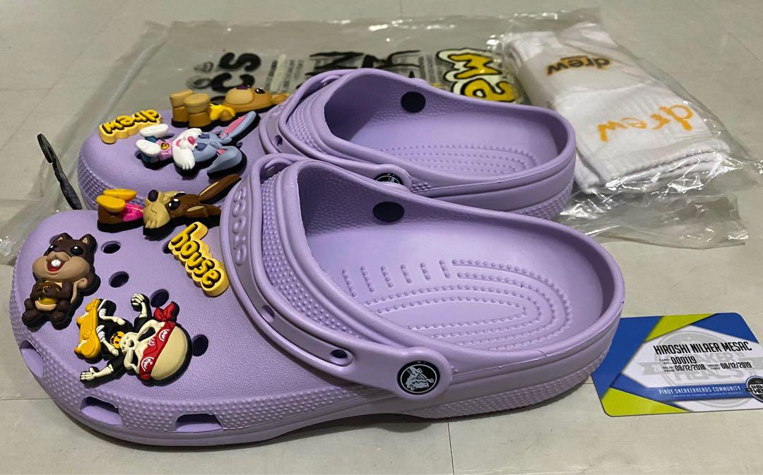 Crocs x Justin Bieber Drew House Classic Clog 2 Lavender with Drew