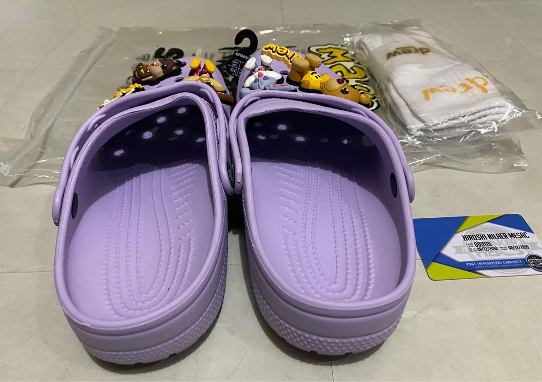 Crocs x Justin Bieber Drew House Classic Clog 2 Lavender with Drew