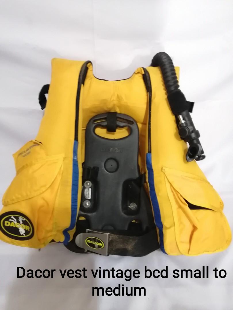 Scuba diving gear DACOR VEST VINTAGE BCD SMALL TO MEDIUM, Sports