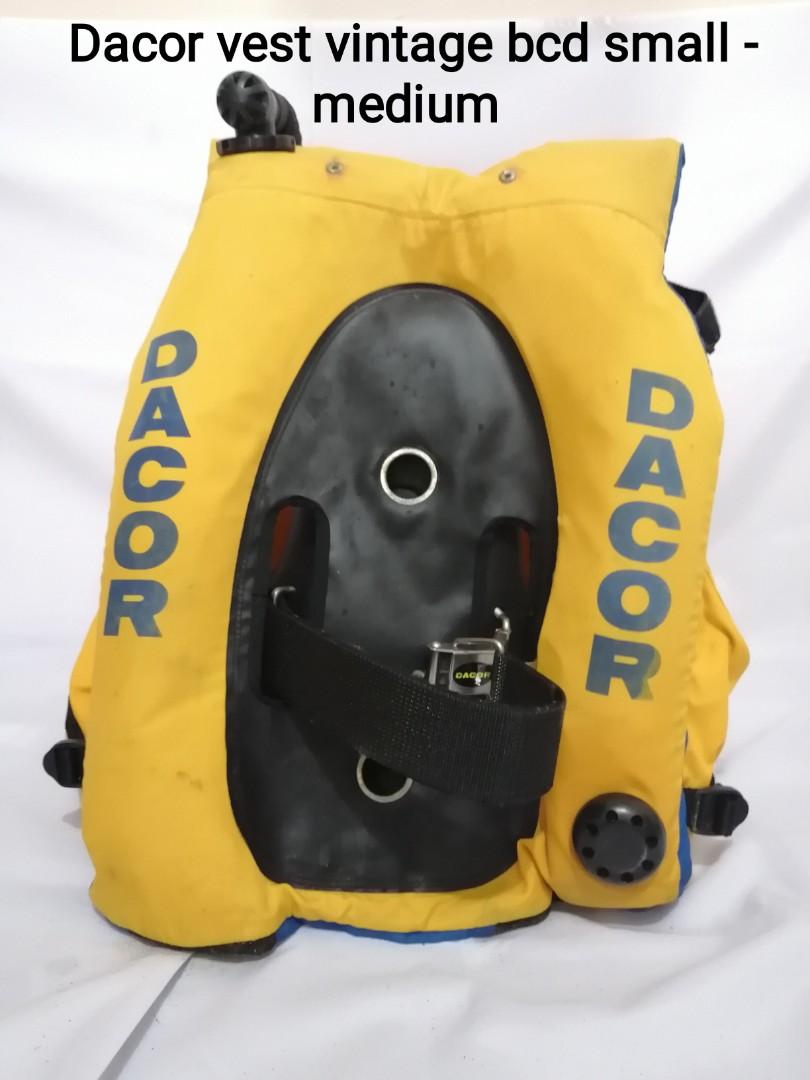 Scuba diving gear DACOR VEST VINTAGE BCD SMALL TO MEDIUM, Sports