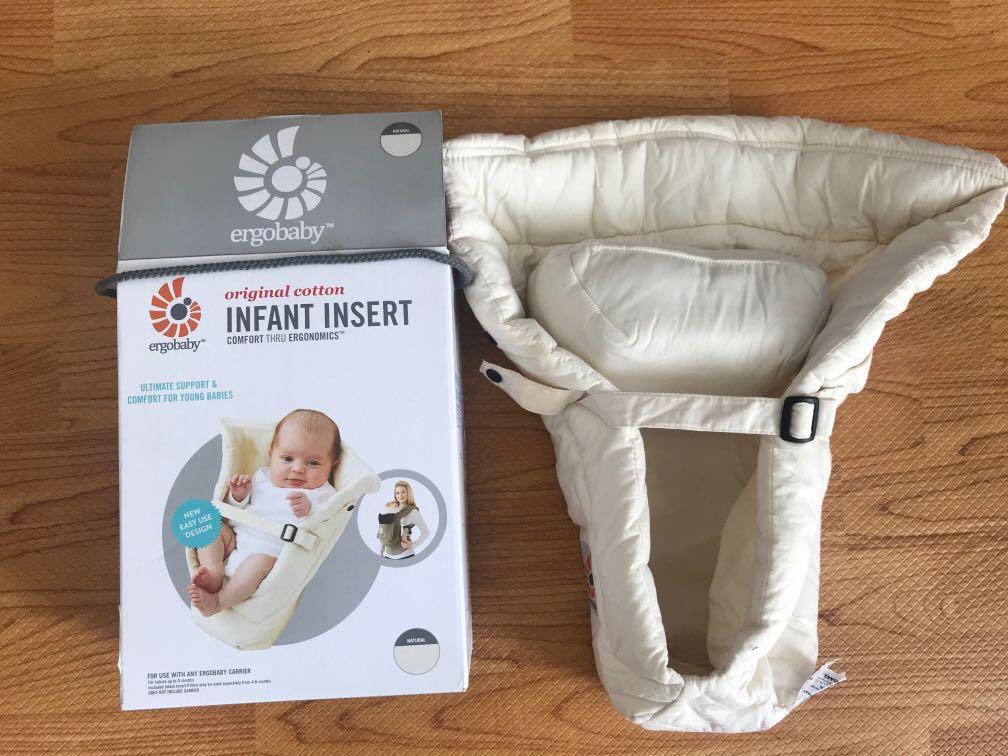 Ergobaby Easy Snug Infant Insert Original Cotton Natural colour