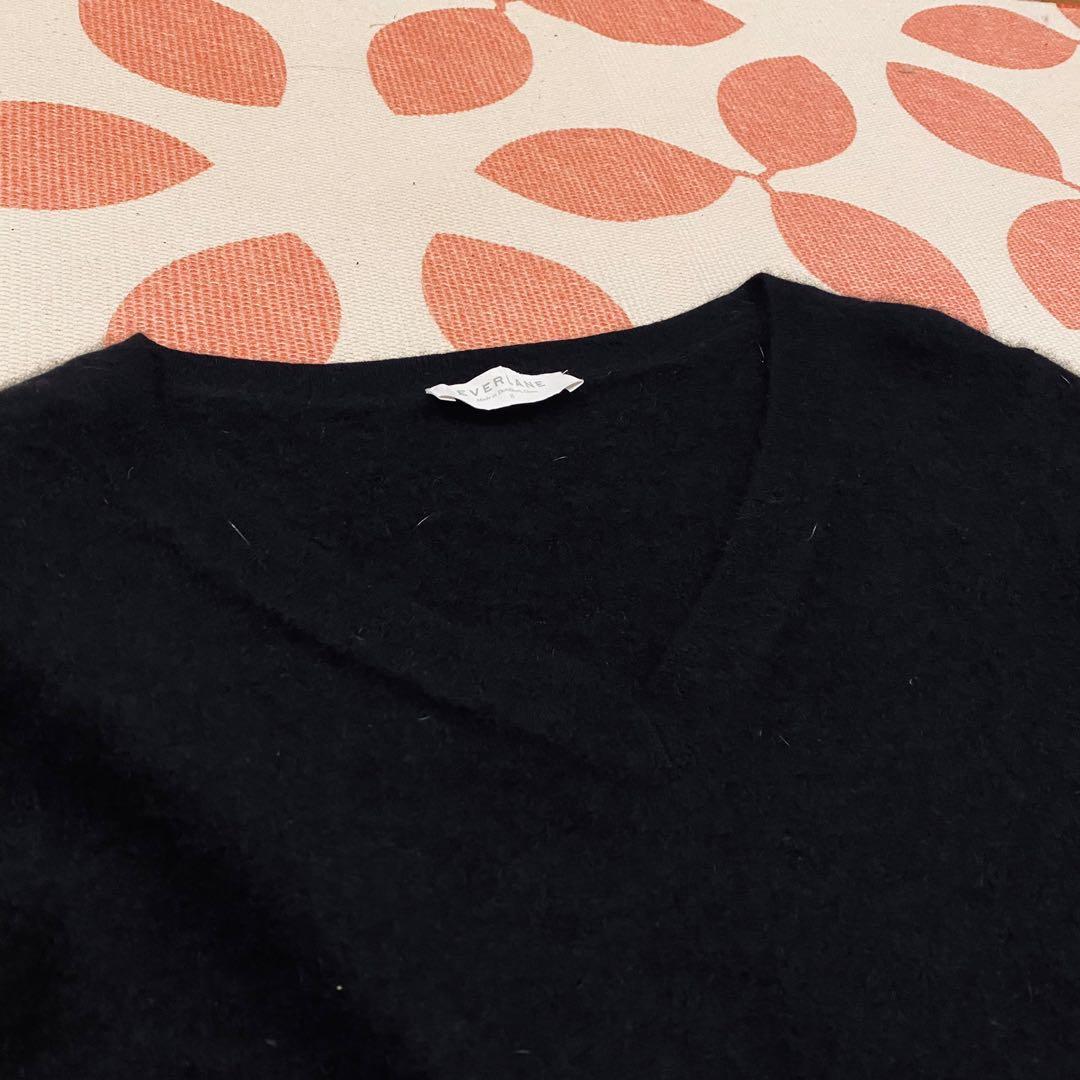 Everlane cashmere crop v neck hotsell