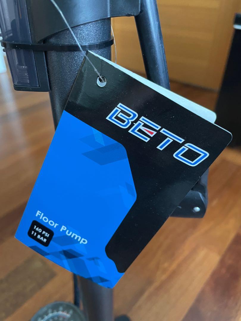 Floor Pump with Pressure Gauge, Sports Equipment, Bicycles & Parts