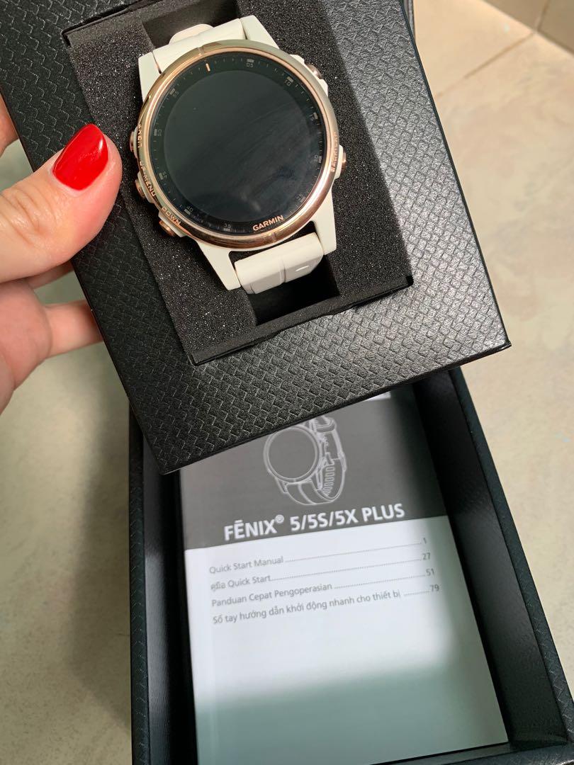 Garmin fenix 5x store plus sapphire rose gold