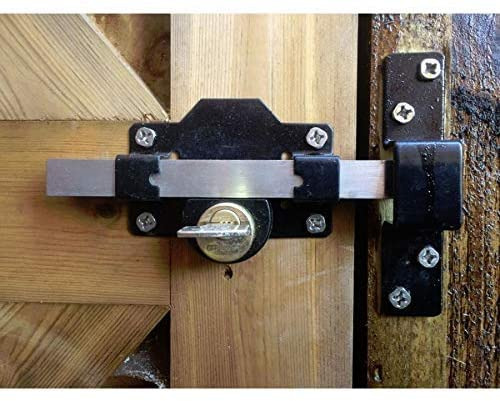 Gatemate 1490196 70mm Long Throw Gate Lock Double Locking 5 Keys ...