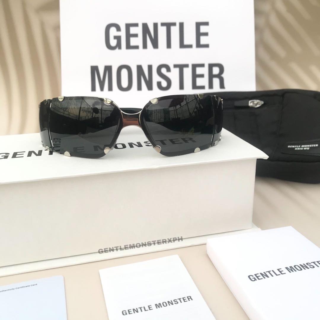 Gentle Monster Gw 002 03(bk) Gentle Wu Sunglasses in Black