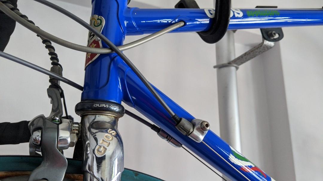 gios evolution (Category: Bicycles) located in Singapore. Submitted by Liquid5 (Listing ID 1081061667, Image 3). Description: frame in pristine mint condition as same on phots. ultegra parts all. cash and carry at bedok north. for those who appreciate this vintage steel bike.
