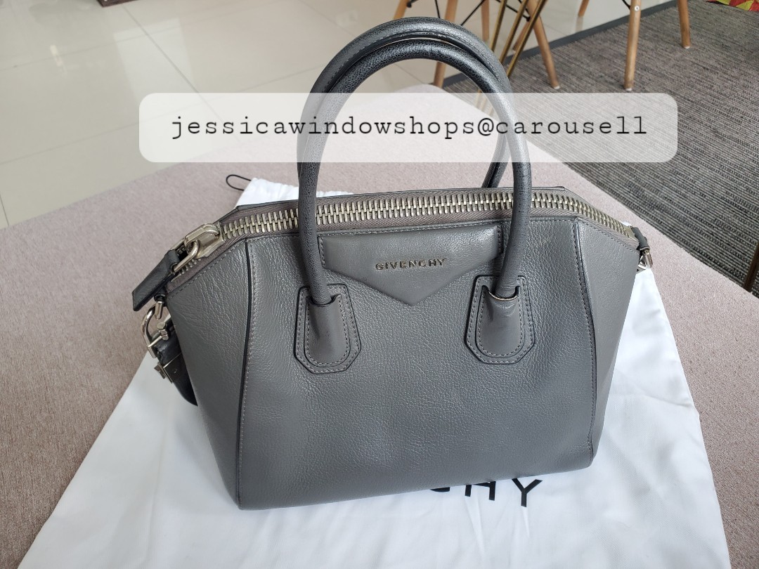 givenchy antigona medium grey