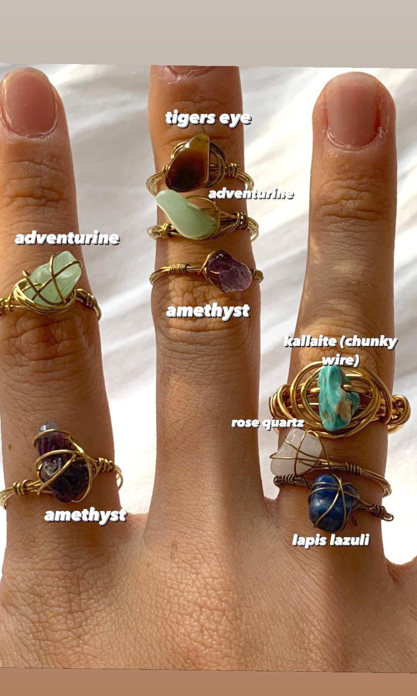 Gold store wire wrap
