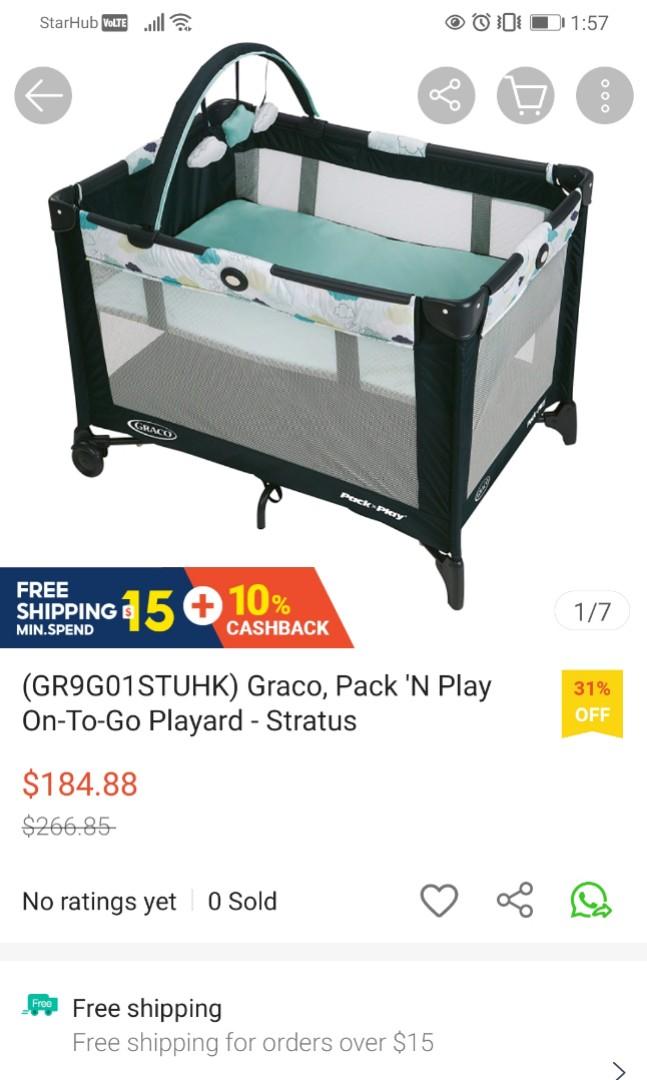 Graco baby cot, Babies & Kids, Baby Nursery & Kids Furniture, Cots