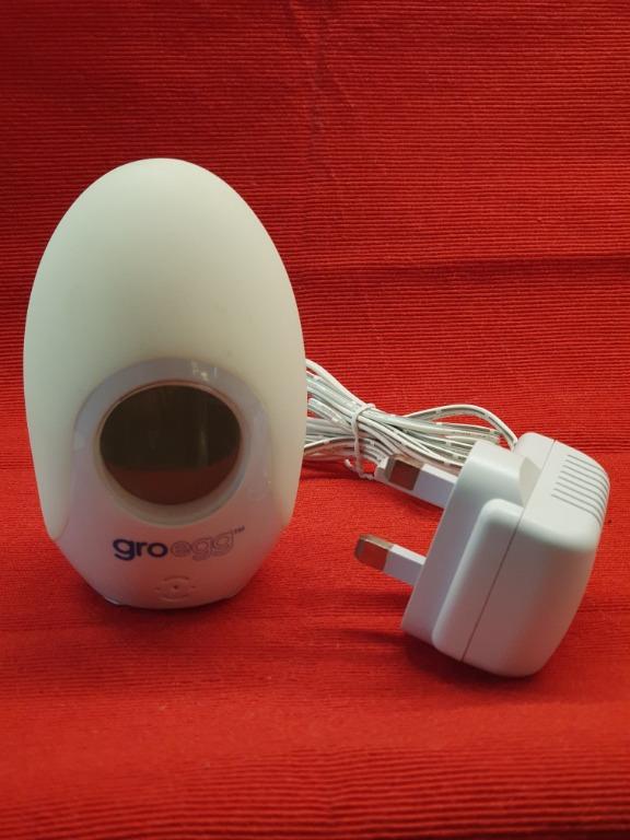 gro egg white electric thermometer baby room monitor w adapter HC 126K