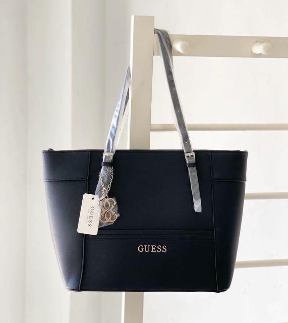 Carousell Guess Waist Bag Original Handbag GUESS Beige In Cotton