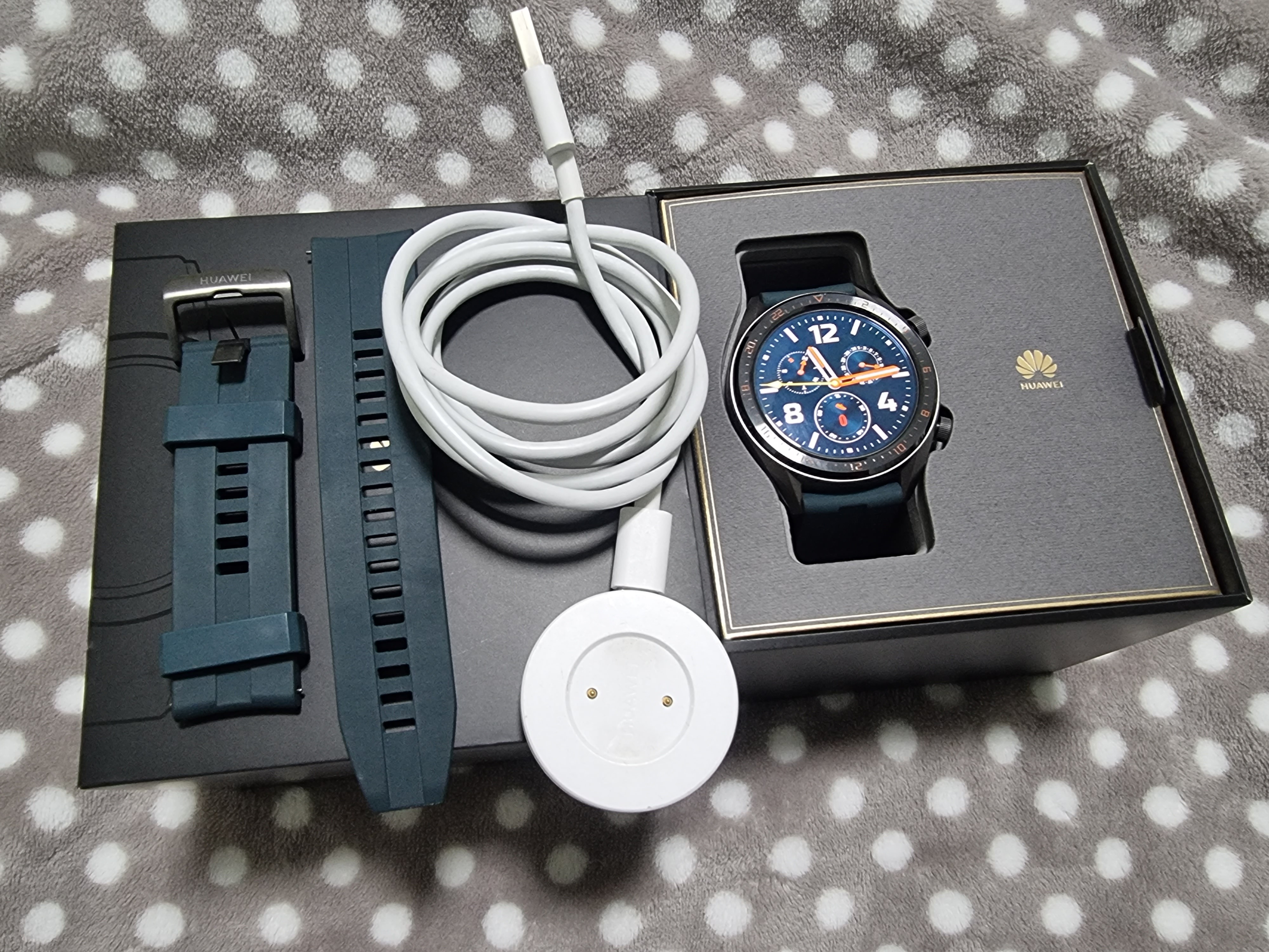 Huawei watch gt model ftn clearance b19 titanium grey stainless steel
