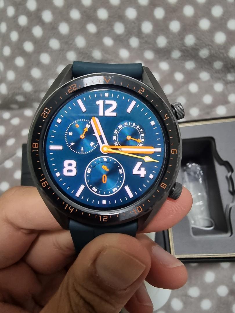 Huawei watch gt ftn sale b19 titanium grey stainless steel