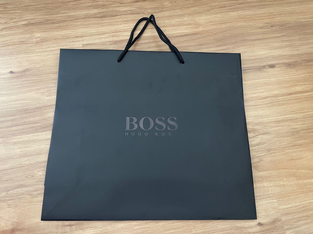 Hugo boss paper bag store