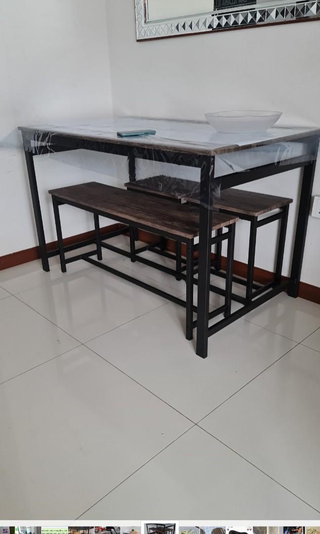 KIKU DINING SET (DARK OAK), Furniture & Home Living, Furniture, Tables