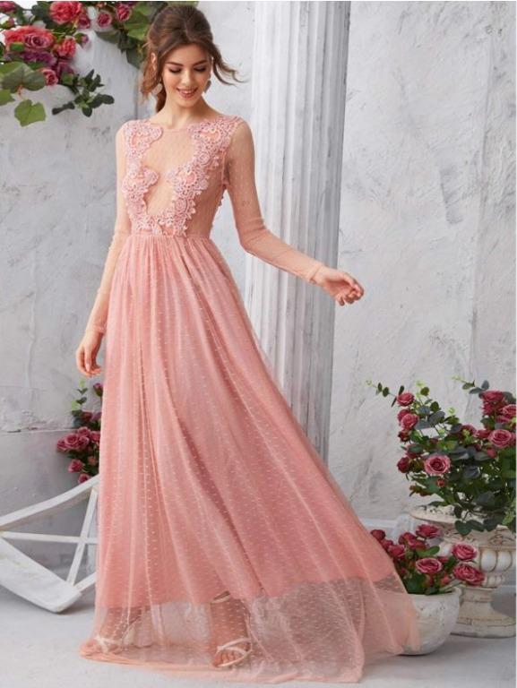 Maxi top evening dress