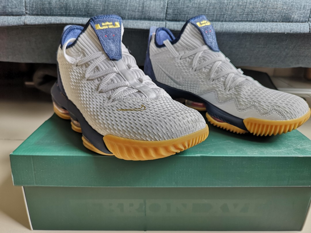 Lebron 16 low sales white gold