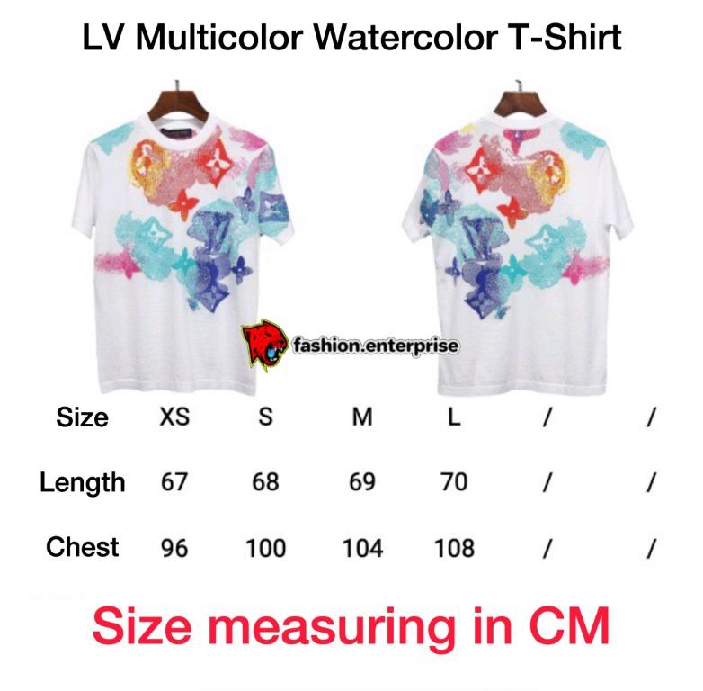 lv watercolor t shirt