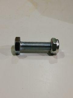 Bolt/nut for trolley M10 x 40mm Hex Bolt and nylon lock nut