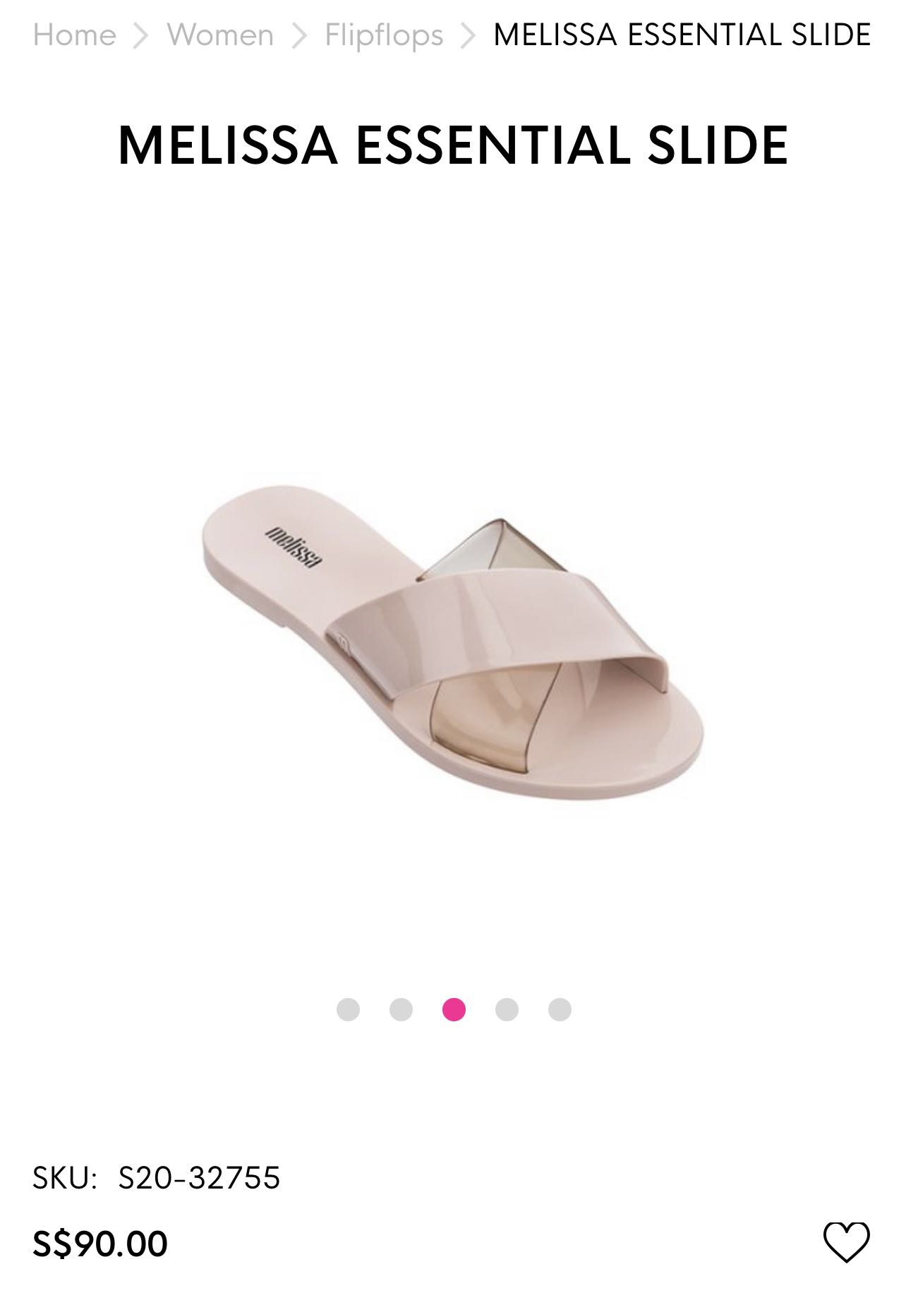 Melissa Essential Slide Women s Fashion Footwear Flipflops and