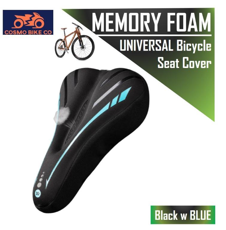 mountain bike saddle cushion bicycle seat cycling accessory blue