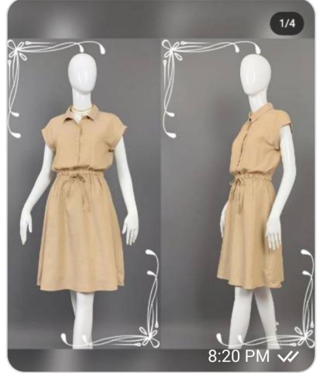 Natural Beauty Basic Khaki Dress (Category: Dresses) located in Quezon City. Submitted by ruth113 (Listing ID 1081206611, Image 1). Description: fits s-m dress from Natural Beauty Basic (JP) Breathable fabric w/ inner lining.
