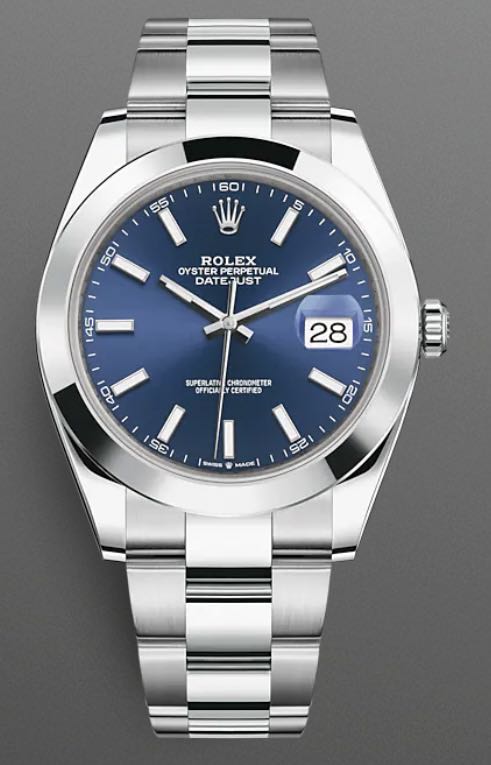 New Rolex Blue Datejust Luxury Watches On Carousell