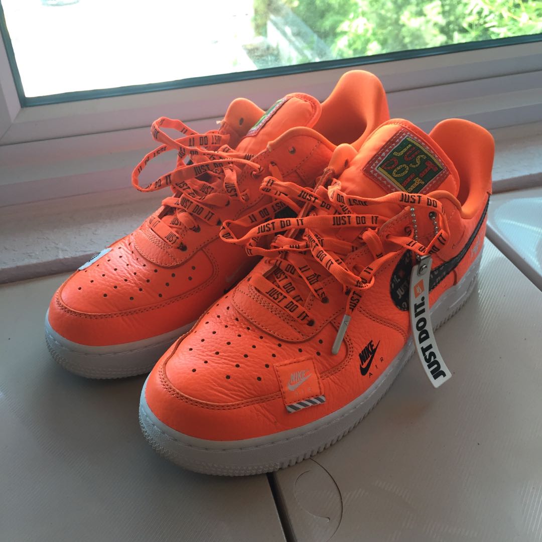 Nike air force 1 jdi orange discount