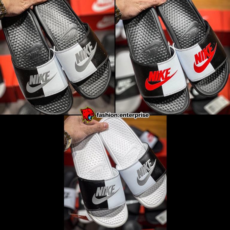 Nike benassi 2025 colorblock slides