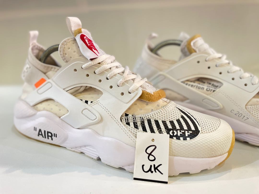 Huarache off cheap white