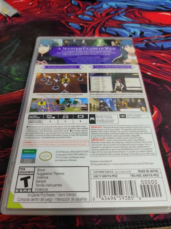 Nintendo Switch Fire Emblem Three Houses (Category: Nintendo) located in Quezon City. Submitted by ryuko.matoi (Listing ID 1081152547, Image 3). Description: Nintendo Switch Fire Emblem Three Houses Last price 1,900 US Version Working as intended Zero issues Complete No reply means not interested No trades/swap No reservations.