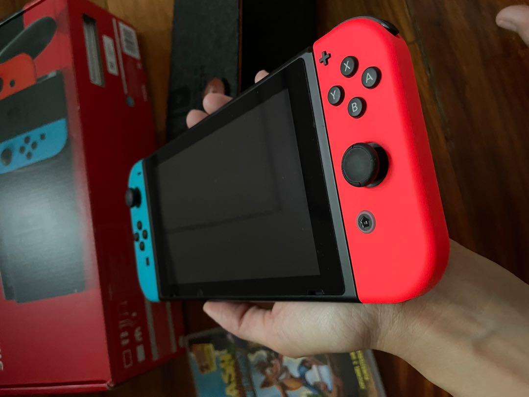Nintendo Switch v2 (Category: Nintendo) located in Quezon City. Submitted by kamilledg (Listing ID 1081207141, Image 1). Description: Won this at a raffle! Just played about 4 times. Haha Not a gamer :) Comes with Crash & Resident evil games. 15k if games not included. :) Condition 10/10 .