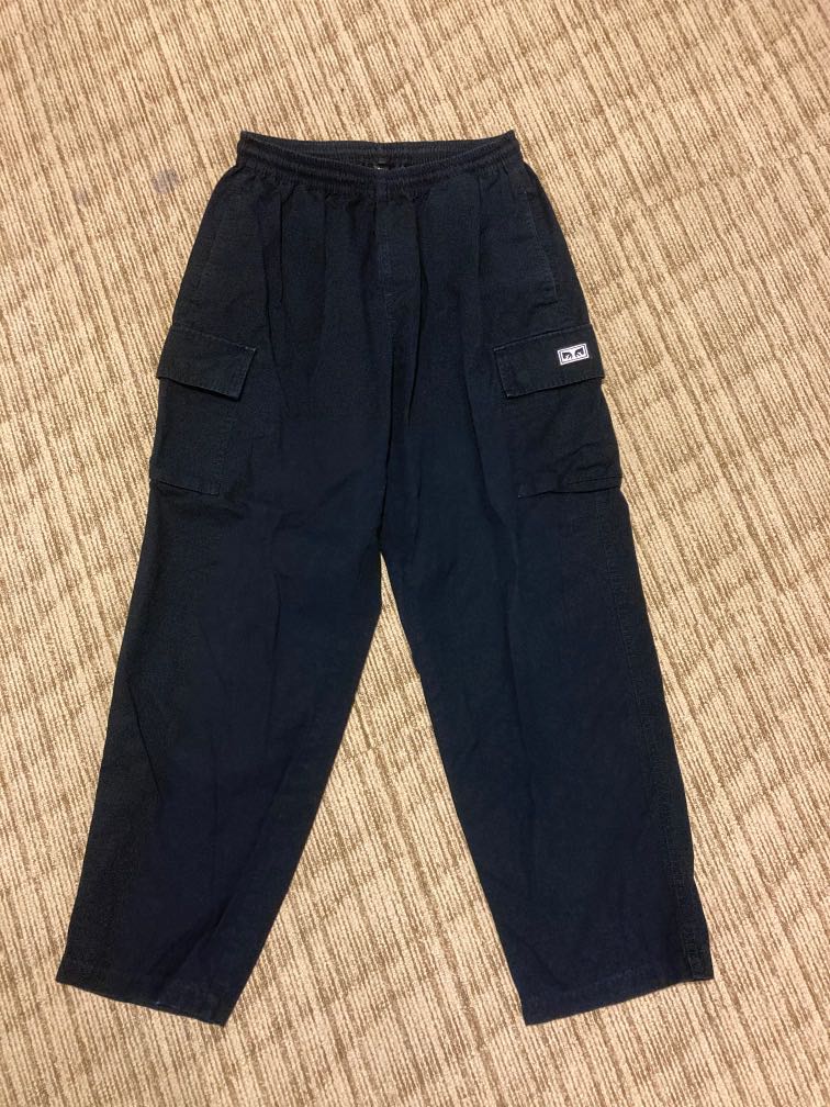 Obey cargo pants (Size S) 偏大, 男裝 