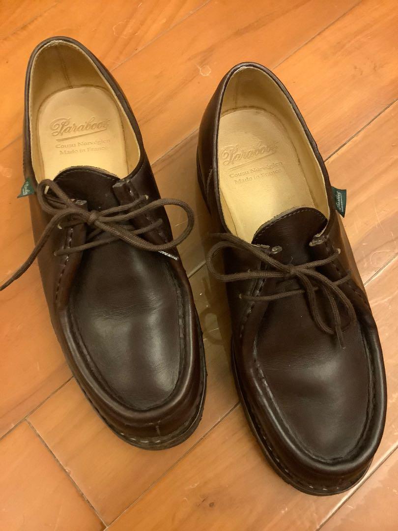 Paraboot Michael Size 40.5, 男裝, 鞋, 西裝鞋- Carousell 在庫有り即納 Paraboot Michael 証明書有 箱 40.5 Noix Marche ドレス/ビジネス