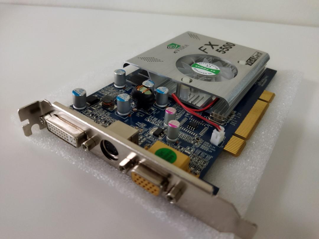 PCI Nvidia FX5500 256MB Graphics Card Computers Tech Parts Accessories Computer Parts on Carousell