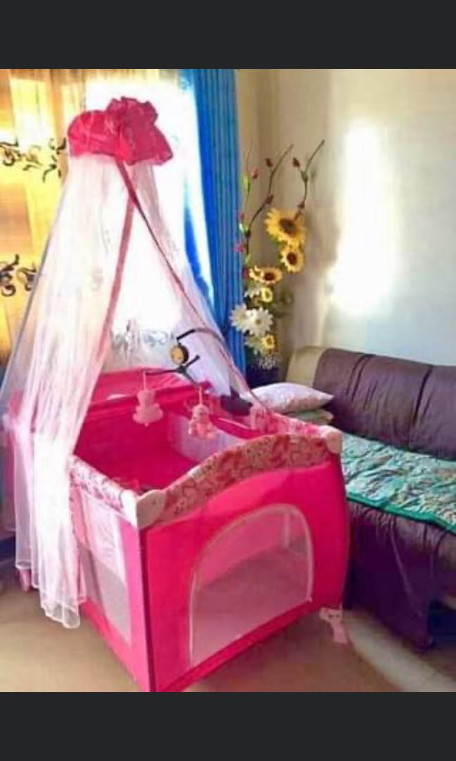 Pink Crib Giant Carrier Babies Kids Babies Kids Fashion on Carousell