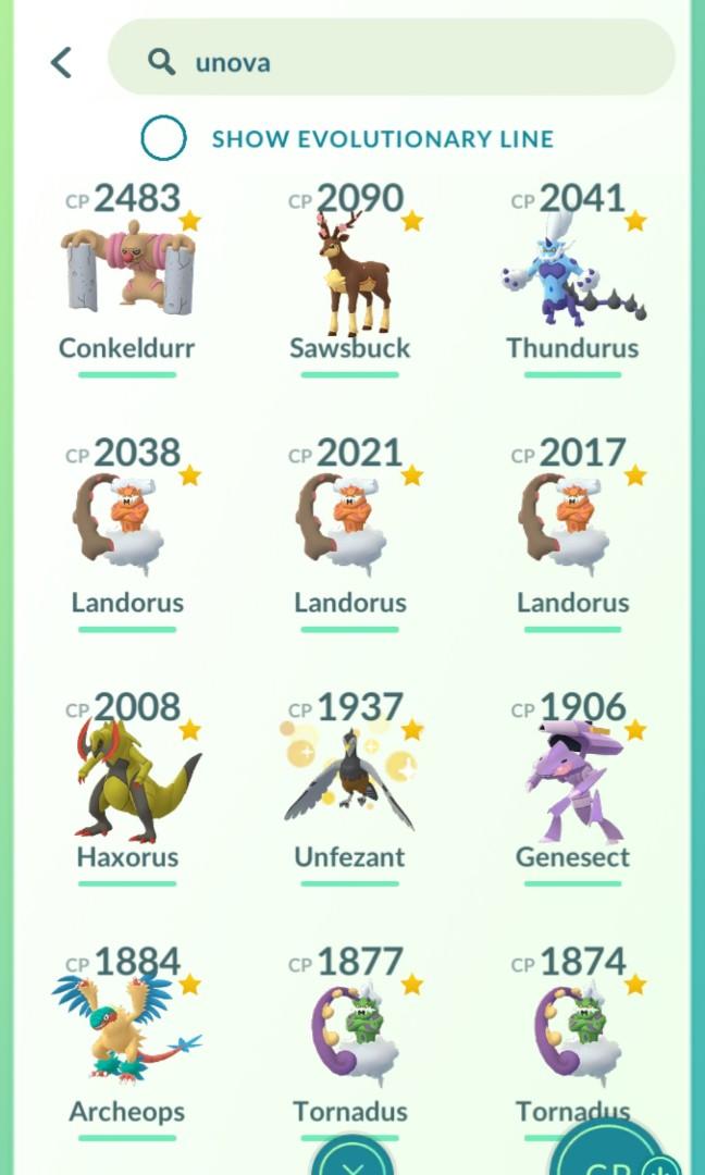 POKEMON GO UNOVA POKEMONS!, Video Gaming, Gaming Accessories, Game