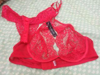 Red Lace Lingerie sleepwear