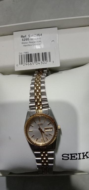 Seiko Women s SWZ054 Two Tone Dress Watch Fesyen Wanita Jam