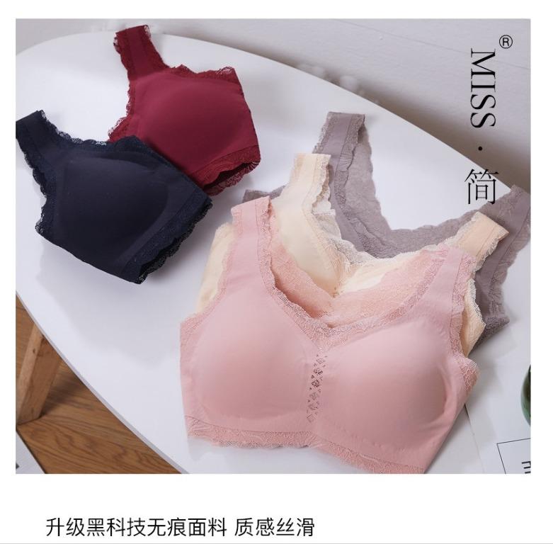 Latex padded Sexy comfy seamless wireless Push up Bra. (34/36/38/40 ABC  cup), Women's Fashion, Tops, Sleeveless on Carousell